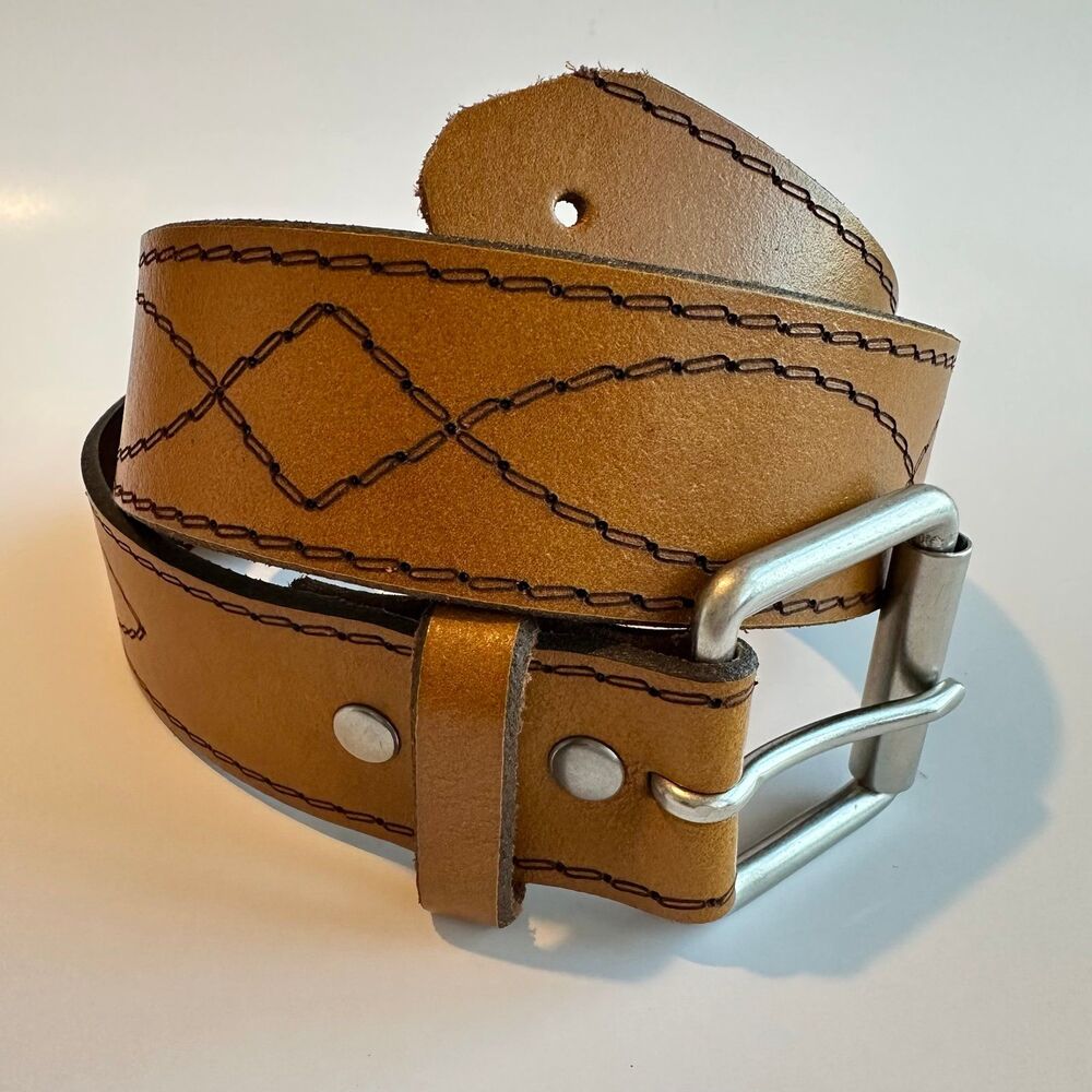 Vintage Italian leather belt